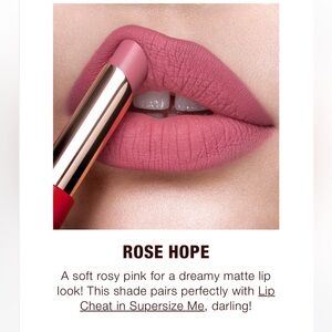 Charlotte Tilbury Limitless Lucky Lips lipstick - Rose Hope